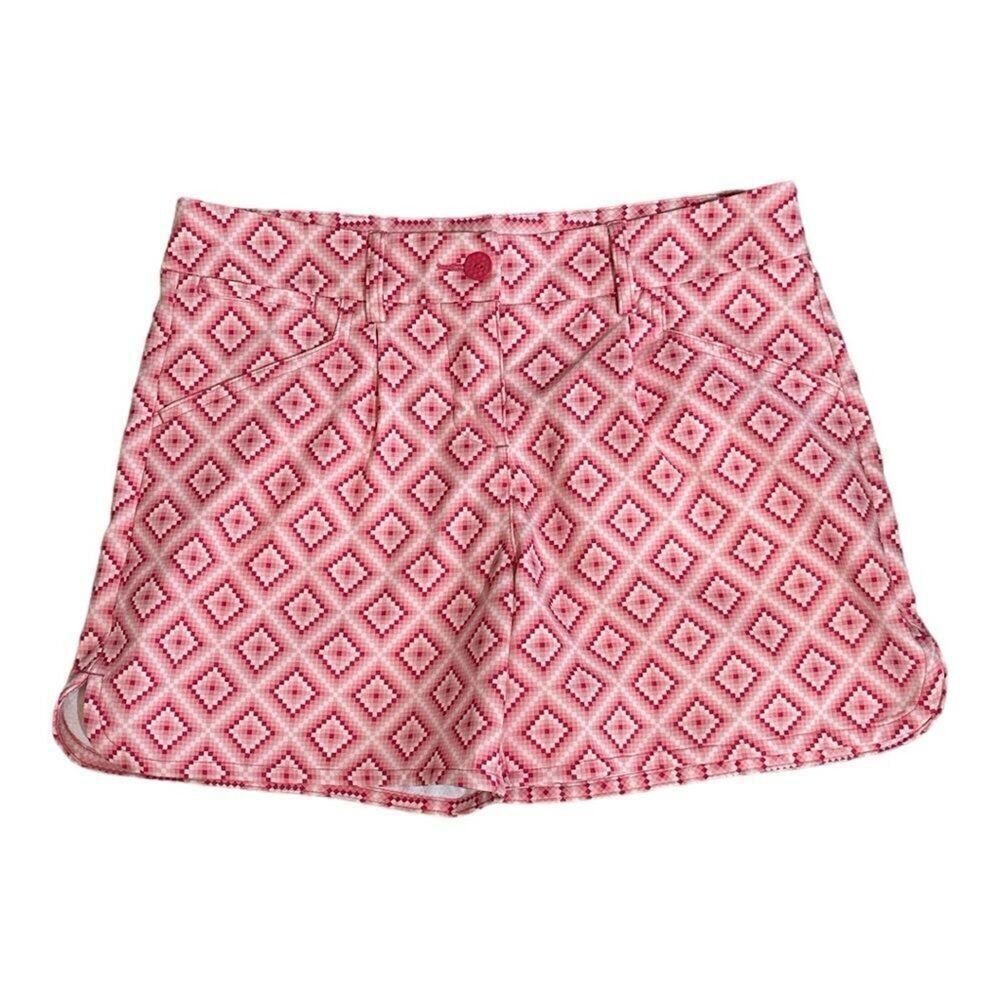 PUMA Women’s All Over Print Golf/Athletic Shorts Orange Size 4